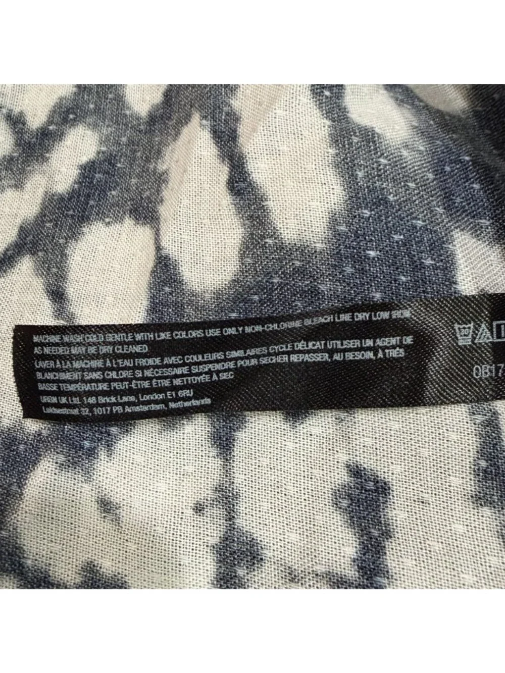 Anthropologie Batik Printed Maxi Swim Robe Kaftan Kimono Duster Maxi Size XS/S - Picture 8 of 9